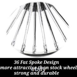 21x3.5 16x3.5 Fat Spoke Wheels for Harley Softail Heritage FLSTC Deuce Deluxe