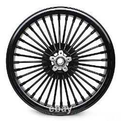 21x3.5 16x3.5 Fat Spoke Wheels for Harley Touring Bagger Electra Glide FLH 84-08