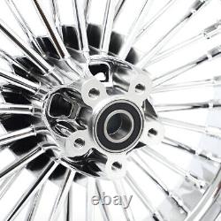 21x3.5 16x3.5 Fat Spoke Wheels for Harley Touring Road Street Glide Bagger 00-07