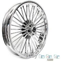 21x3.5 16x5.5 Fat Spoke Wheels Rims Set for Harley Dyna Fat Bob Low Rider FXDWG