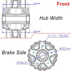 21x3.5 16x5.5 Fat Spoke Wheels Rims Set for Harley Dyna Wide Glide FXDWG 06-17