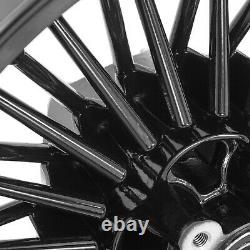 21x3.5 16x5.5 Fat Spoke Wheels Rims Set for Harley Softail Standard FXST FLSTC