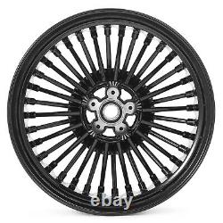 21x3.5 16x5.5 Fat Spoke Wheels Rims for Harley Softail Fatboy 07-20 Deuce 00-08