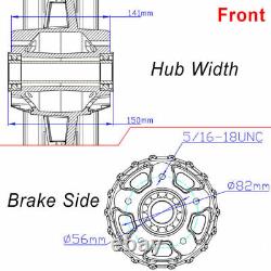 21x3.5 18x3.5 36 Fat Spoke Wheels For Harley Softail Fatboy Heritage Deluxe FXST