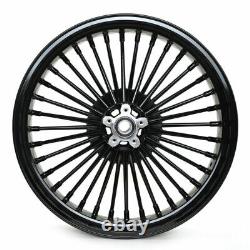 21x3.5 18x3.5 36 Fat Spoke Wheels For Harley Softail Fatboy Heritage Deluxe FXST