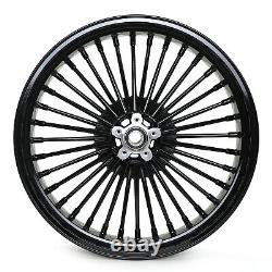 21x3.5 18x3.5 Fat Spoke Wheel Rims Set for Harley Touring Bagger Road King Glide