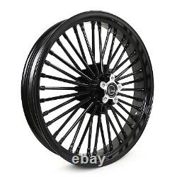 21x3.5 18x3.5 Fat Spoke Wheel Rims Set for Harley Touring Bagger Road King Glide