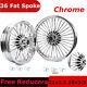 21x3.5 18x3.5 Fat Spoke Wheels Rims For Harley Softail Heritage Classic Deluxe