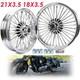 21x3.5 18x3.5 Fat Spoke Wheels Rims For Harley Softail Deluxe Efi Flstni Flstn