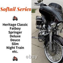 21x3.5 18x3.5 Fat Spoke Wheels Rims for Harley Softail Deluxe EFI FLSTNI FLSTN