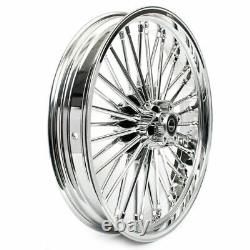 21x3.5 18x3.5 Fat Spoke Wheels Set for Harley Softail Heritage Springer Classic