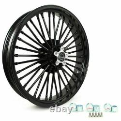 21x3.5 18x3.5 Fat Spoke Wheels for Harley Softail Heritage Classic Deluxe Deuce