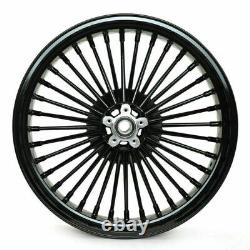 21x3.5 18x3.5 Fat Spoke Wheels for Harley Softail Heritage Classic Deluxe Deuce