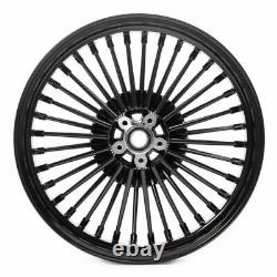 21x3.5 18x3.5 Fat Spoke Wheels for Harley Softail Heritage Classic Deluxe Deuce