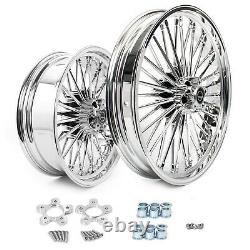 21x3.5 18x5.5 Fat Spoke Wheels for Harley Electra Glide Ultra Street Glide 00-08