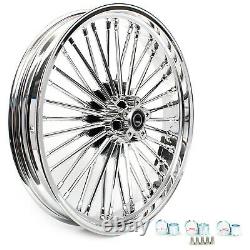 21x3.5 18x5.5 Fat Spoke Wheels for Harley Electra Glide Ultra Street Glide 00-08
