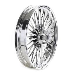 21x3.5 18x5.5 Front Rear Rims Wheels Fat Spoke/W 11.8,21inch + 18inch Chrome