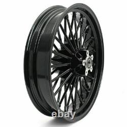 21x3.5 Front 18x3.5 Rear Wheels 36 Fat Spokes for Harley Softail Heritage FXST