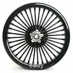 21x3.5 Front 18x3.5 Rear Wheels 36 Fat Spokes for Harley Softail Heritage FXST