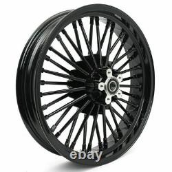 21x3.5 Front 18x3.5 Rear Wheels 36 Fat Spokes for Harley Softail Heritage FXST