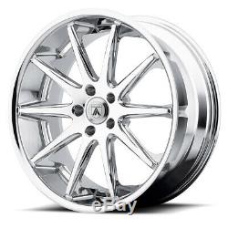 22 Chrome Wheels Rims Asanti Set 4 5x115 Multi Spoke