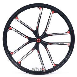 26MTB Mountain Bike Mag Alloy Wheel Kit 10 Spoke Rims Disc Brake Front&Rear New