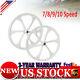 26new Bicycle Wheel Set Mag 6-spoke Mtb Bike 7,8,9,10 Speed With Qr Front&rear
