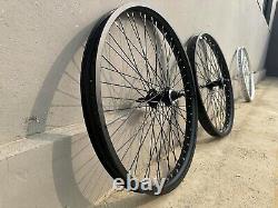 26X2.35/3.5 Double Layer Heavy Duty Bike Rim Set, Aluminum Alloy Spoke Wheel