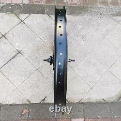 26X2.35/3.5 Double Layer Heavy Duty Bike Rim Set, Aluminum Alloy Spoke Wheel