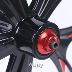 26 10 Spoke Rims Mountain Bike Front+Rear Wheel Set Mag Alloy Wheels Disc Brake