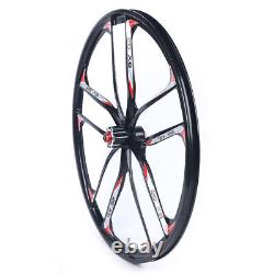 26 10 Spoke Rims Mountain Bike Wheel Set Front&Rear Mag Alloy Wheels Disc Brake