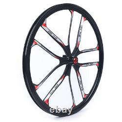 26 10 Spoke Rims Mountain Bike Wheels Front+Rear Mag Alloy Disc Brake Cassette
