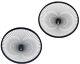 26 Bicycle Front & Rear 1-7 Speed Freewheel Wheels With 144 Spokes Black 14g