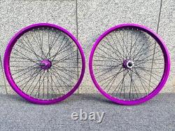 26 Bicycle Wheel Set 12G 48 Spokes Heavy Duty Double Wall Bike Rim Front & Rear