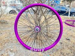 26 Bicycle Wheel Set 12G 48 Spokes Heavy Duty Double Wall Bike Rim Front & Rear