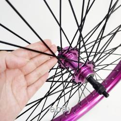 26 Bicycle Wheel Set 12G 48 Spokes Heavy Duty Double Wall Bike Rim Front & Rear