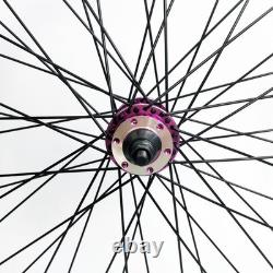 26 Bicycle Wheel Set 12G 48 Spokes Heavy Duty Double Wall Bike Rim Front & Rear