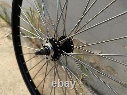 26 Inch Heavy Duty Bicycle Wheels 10G 36 Spoke Wheel Bike Rims Front & Rear 680g