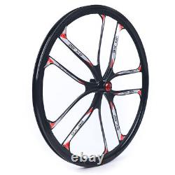 26 MTB Mountain Bike Mag Alloy Wheel Kit 10 Spoke Rims Disc Brake Front/Rear