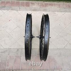 26 inch Bicycle Wheel Rim 12G, Heavy Duty Double Wall Spoke Bike Rim Front &Rear