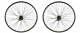 27.5 Alloy Front & Rear 6/bolt Disk Bike Wheel 36 Spoke Q. R. Double Wall Black