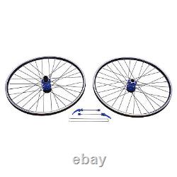 27.5'' Front+Rear Wheelset Mountain Bike Rim Disc Brake MTB Wheel 32 Spoke