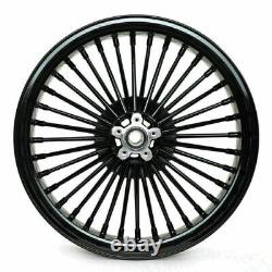 36 Fat Spoke Wheels Set 21X3.5 16X3.5 for Harley Softail Heritage Classic FLSTF