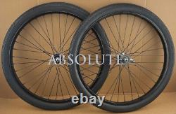 36 SPOKE BEACH CRUISER 26 X 2.125 FRONT & COASTER RIM With ALL BLACK BRICK TIRES