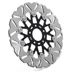 3PCS Front Rear Brake Rotors for Harley Dyna FXDL Low Rider Spoke Wheel 2014-17