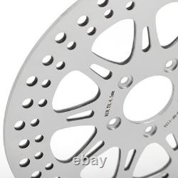 3X Polished Front Rear Brake Rotors for Harley FXDL Low Rider Spoke Wheel 14-17