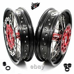 3.516.5/5.017 Supermoto Spoke Wheels Rims For HONDA CRF250R CRF450R CRF450L