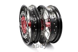 3.516.5/5.017 Supermoto Spoke Wheels Rims For HONDA CRF250R CRF450R CRF450L