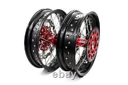 3.516.5/5.017 Supermoto Spoke Wheels Rims For HONDA CRF250R CRF450R CRF450L