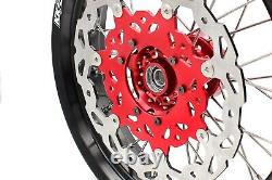 3.516.5/5.017 Supermoto Spoke Wheels Rims For HONDA CRF250R CRF450R CRF450L